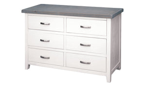 Beach House Lowboy - 6 Drawers