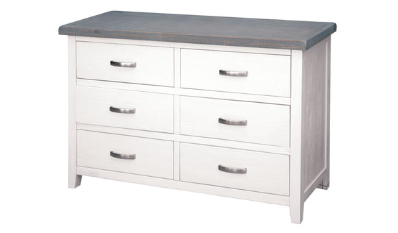 Beach House Lowboy - 6 Drawers